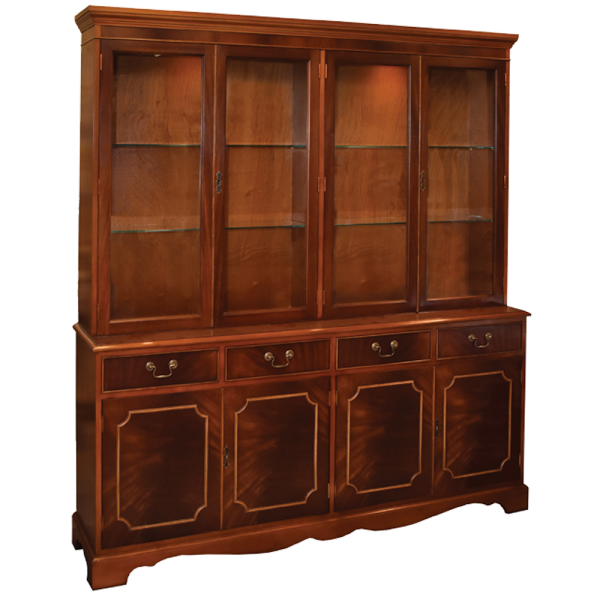 4 door display cabinet