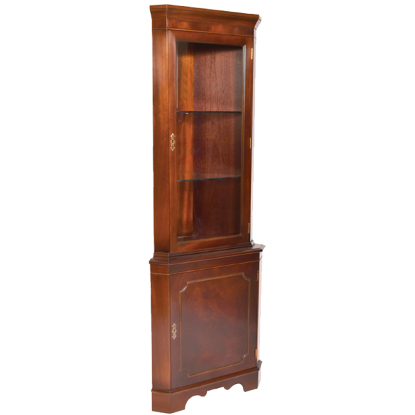 Corner display cabinet