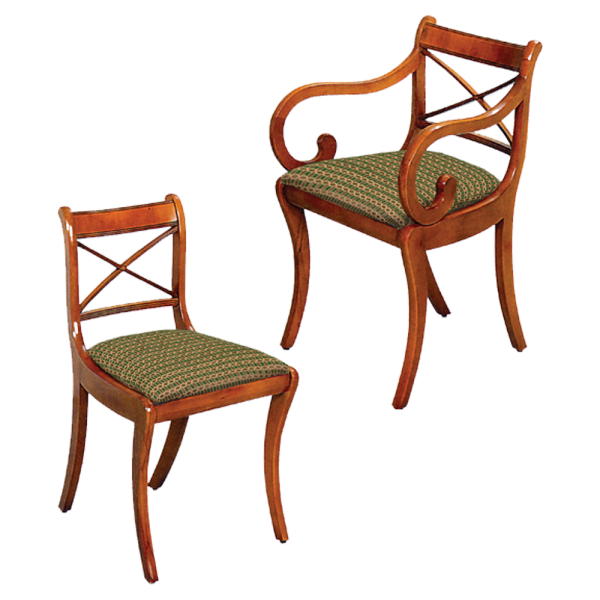 Cross stick chairs